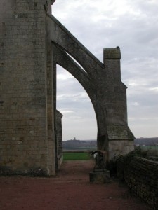 Les contreforts coté sud